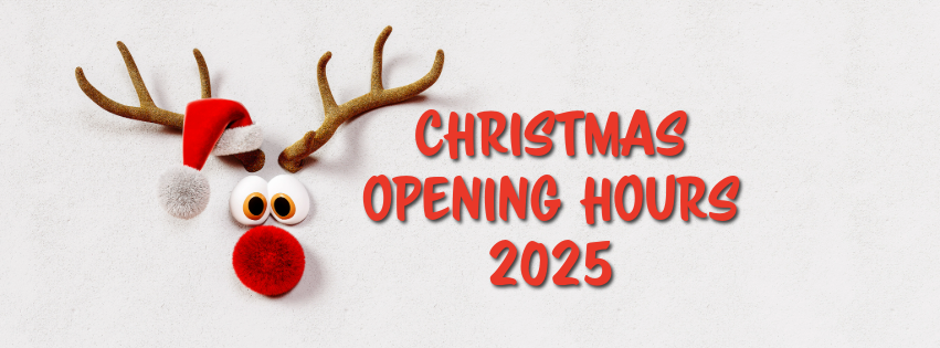 Christmas Opening Hours 2025