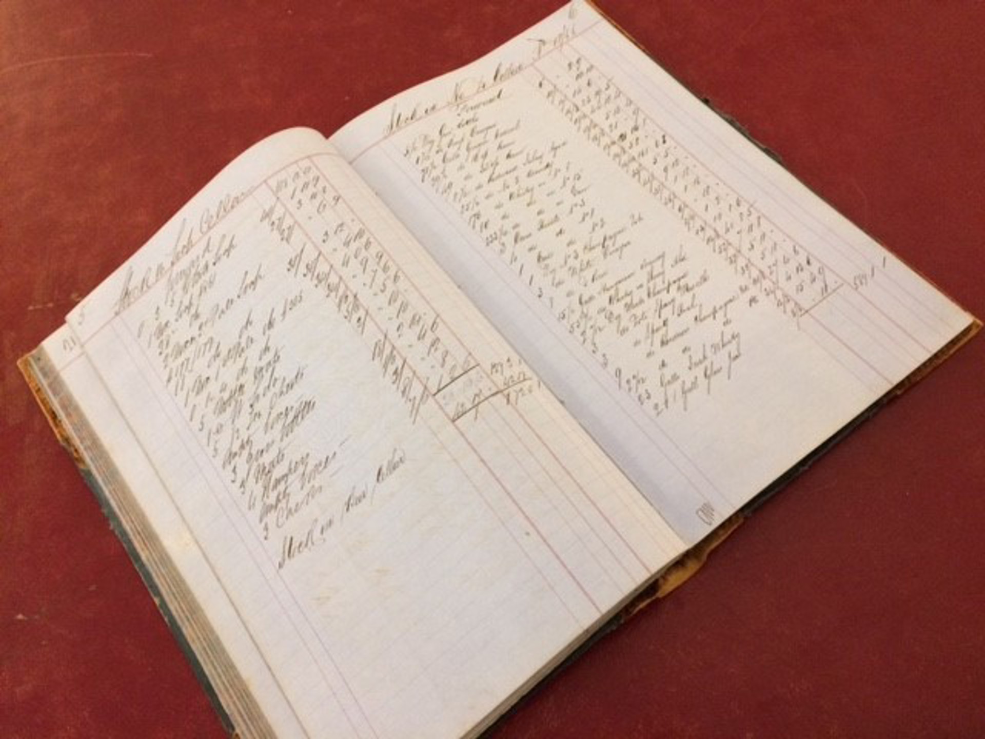 JW Stock Book 1866 Pages