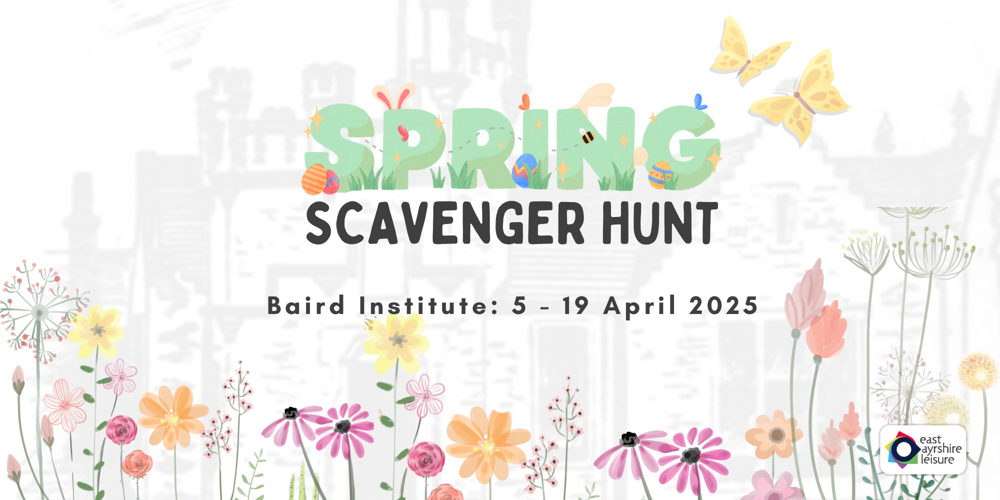 Baird Spring Scavenger Hunt Banner