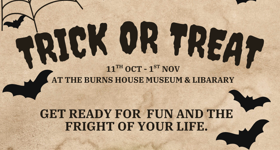 Trick or Treat: A Spooky October at Burns House Museum & Library